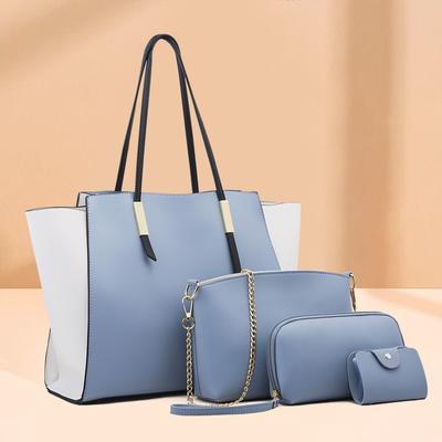 New Fashion Simple Mother-Daughter Bag Four-Piece Set Crossbody Shoulder Handbag Tote Bag Wholesale Dropshipping Trendy Cool