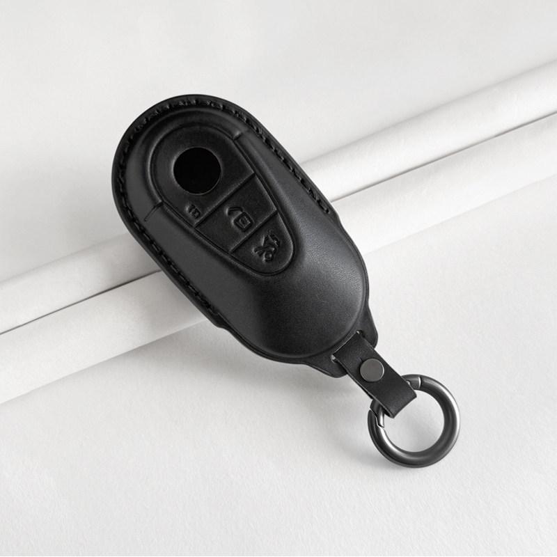 Genuine Leather Key Cover for New Mercedes C200L GLC260L A180L E300L