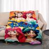 2026 Neue Disney Prinzessin Bedruckte Decke, Cartoon Flanell, Flauschige und Weiche Decke für Erwachsene und Kinder, Plüsch Sofa Bett, Auto