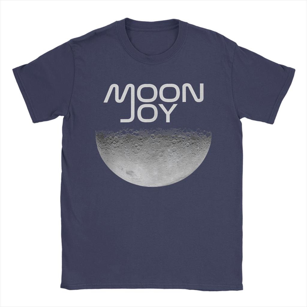 Vintage Moon Joy Space Lover Artemis TShirts Unisex Crew Neck Cotton T Shirts Short Sleeve Tees Gift Tops