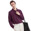 SHANSHAN Men's Autumn Long Sleeve Polo Shirt with Jacquard Detail