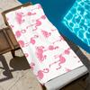 Flamingo süß Handtuch Strand Schnelltrocknend Weich Poolhandtücher Geschenk für Reise Fitnessstudio Dusche Camping Sport