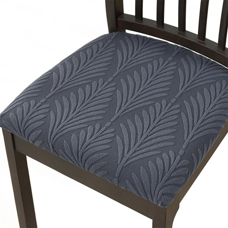 

1/2/4/6Pcs Nordic Style Jacquard Dining Seat Cushion Cover Elastic Upholstered Seat Cover Furniture Protector For Kitchen El 1pc Set Cover
