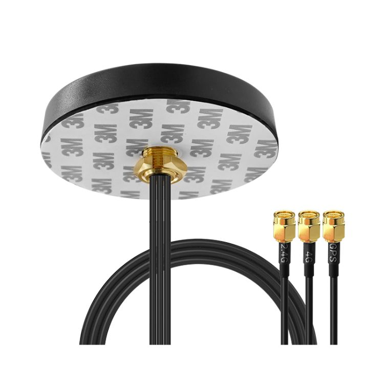 Outdoor for Car Vehicle Charging Station,4G LTE MIMO 2.4G Wifi 6e Cellular GPS Antenna Three in One Combo GPS Receiver Antenna
