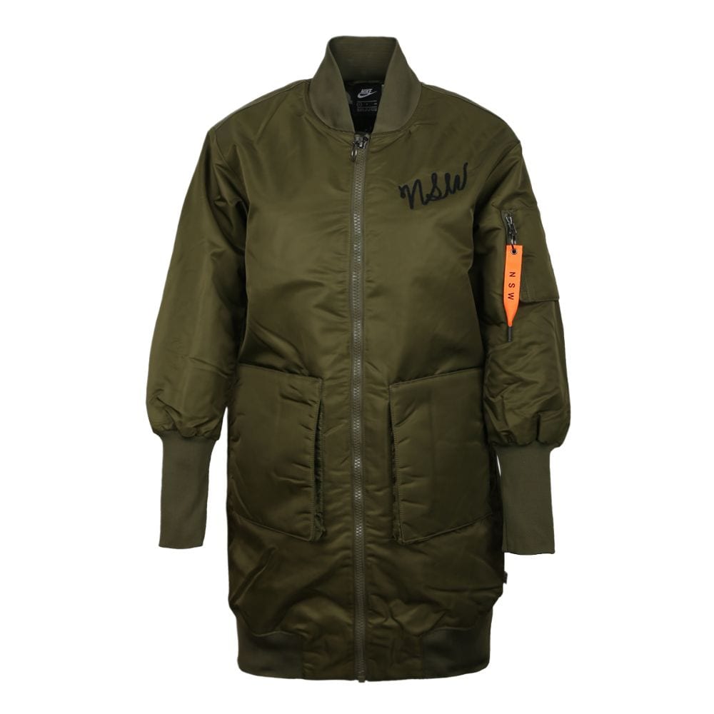 Nike Puffer Jackets Women`s Green Stand