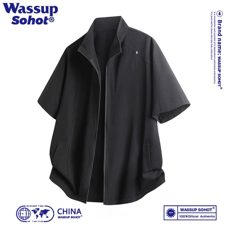 Wassup Sohot Men's Summer Short Sleeve Tops