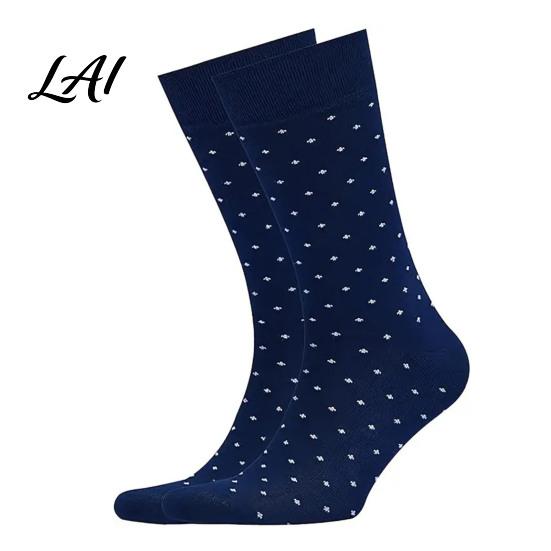 All Day Dry Comfort Socks Men's Dress Socks Comfortable Crew Sock Solid Striped Argyle Dotted Polyester Cotton Blend Long Large Size Business