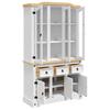 Highboard Corona 112 X 43 X 196 Cm Solid Mexican Pine Wood