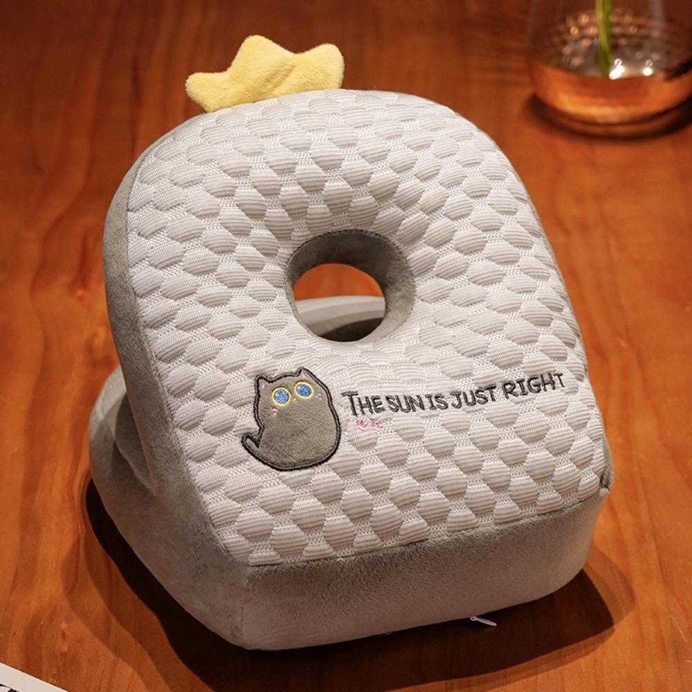 Double-sided Alpaca Pillow Stuffed Toy Ice Bean Hand Warmer Pillow Winter