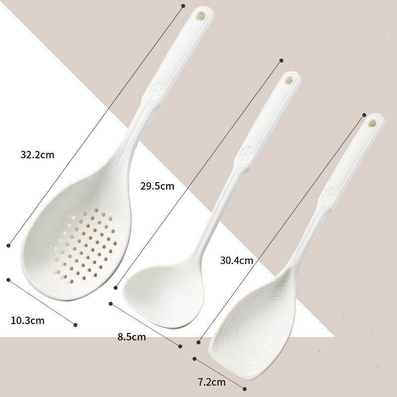 1/2/3PCS Spatule en Silicone Résistante à la Chaleur Cuillère Grattoir Accessoires de Cuisine Multifonctionnels Outil de Cuisine Ustensile Batterie de Cuisine