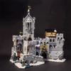 3995PCSCreative Series Architectural House OrnamentBlack Wing Castle Adult Educational Assembly Building Blocks Toy Gift
