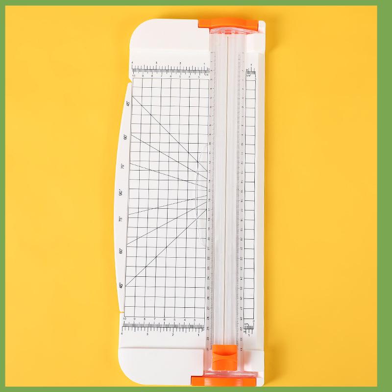 Sliding Safety Plastic Paper Cutter for Journaling and Office Use