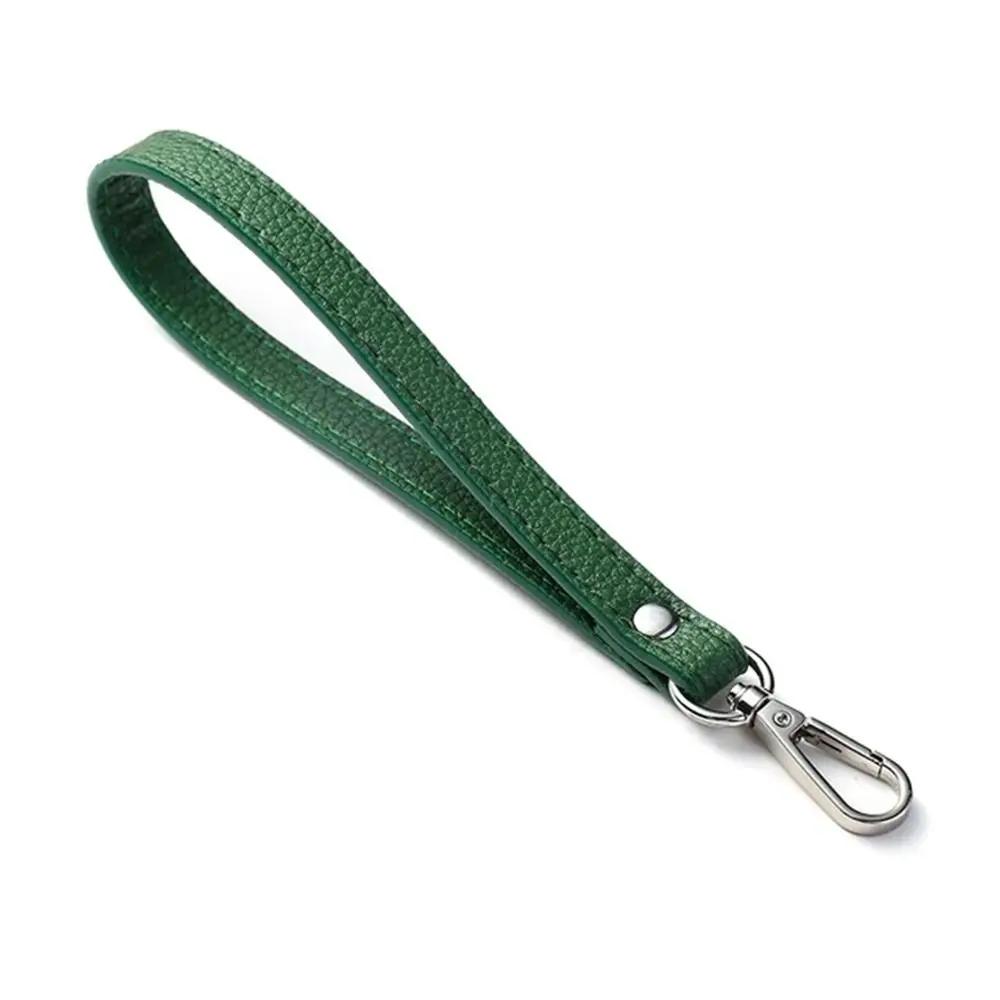Silver/Gold Simple PU Leather Bag Wrist Strap Solid Color Soft Purse Handle Replacement Adjustment Wallet Belt Bag Accessories