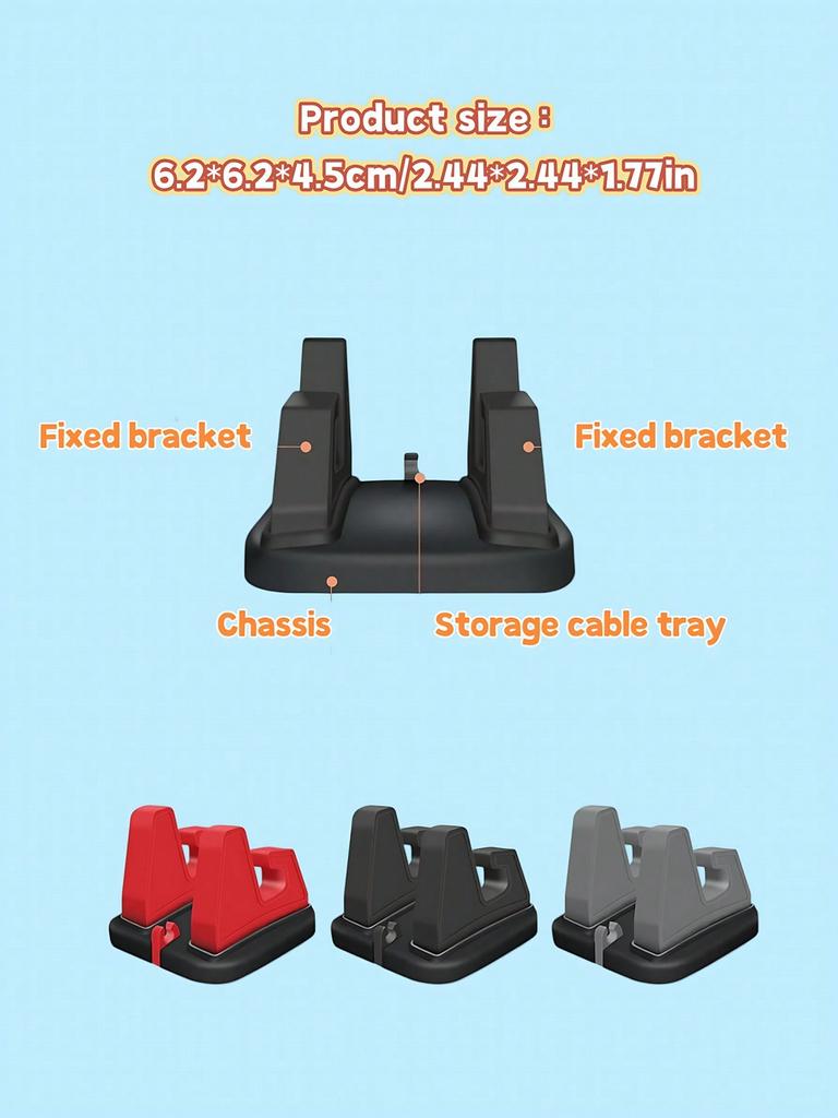 360° Rotatable Car Phone Mount – Soft Silicone Material, ABS&Silicone Hybrid Construction, Ideal for Dashboard or Center Console