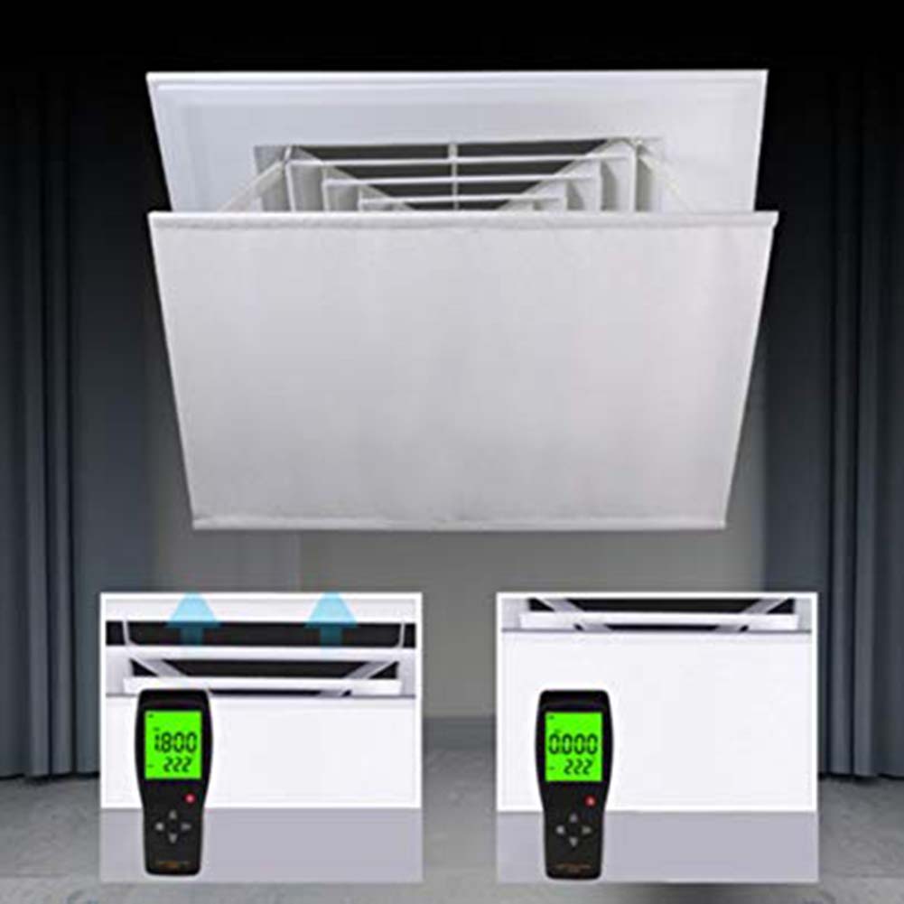 Energieeffiziente Lüftung Verstellbarer Luftabweiser Klimaanlagenzubehör Komfortverbesserung für Deckenauslässe