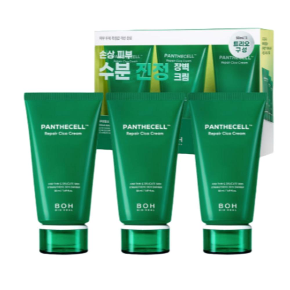 

Bioheal BOH Pantesell Repair Cica Cream 50ml×3 | Triple Pack Soothing Cica Barrier Cream (Tube Type)