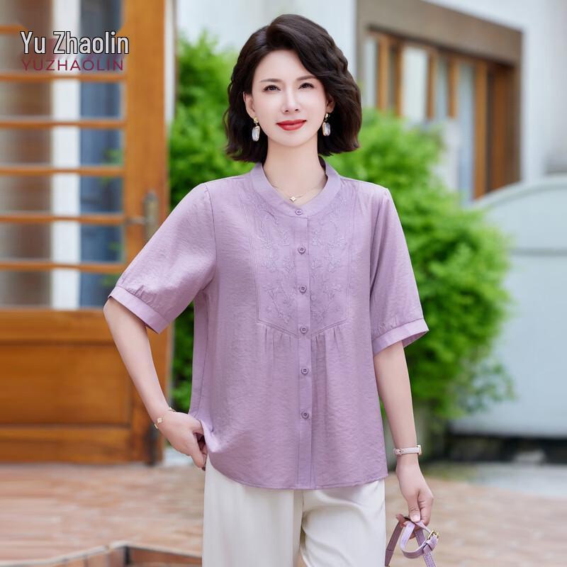 YUZHAOLIN Women s Summer Short Sleeve Blouse 2XL