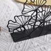 Simple Ginkgo Leaf Napkin Holder High-end Iron Tissue Rack Metal Tissue Holder  Kitchen Accessory