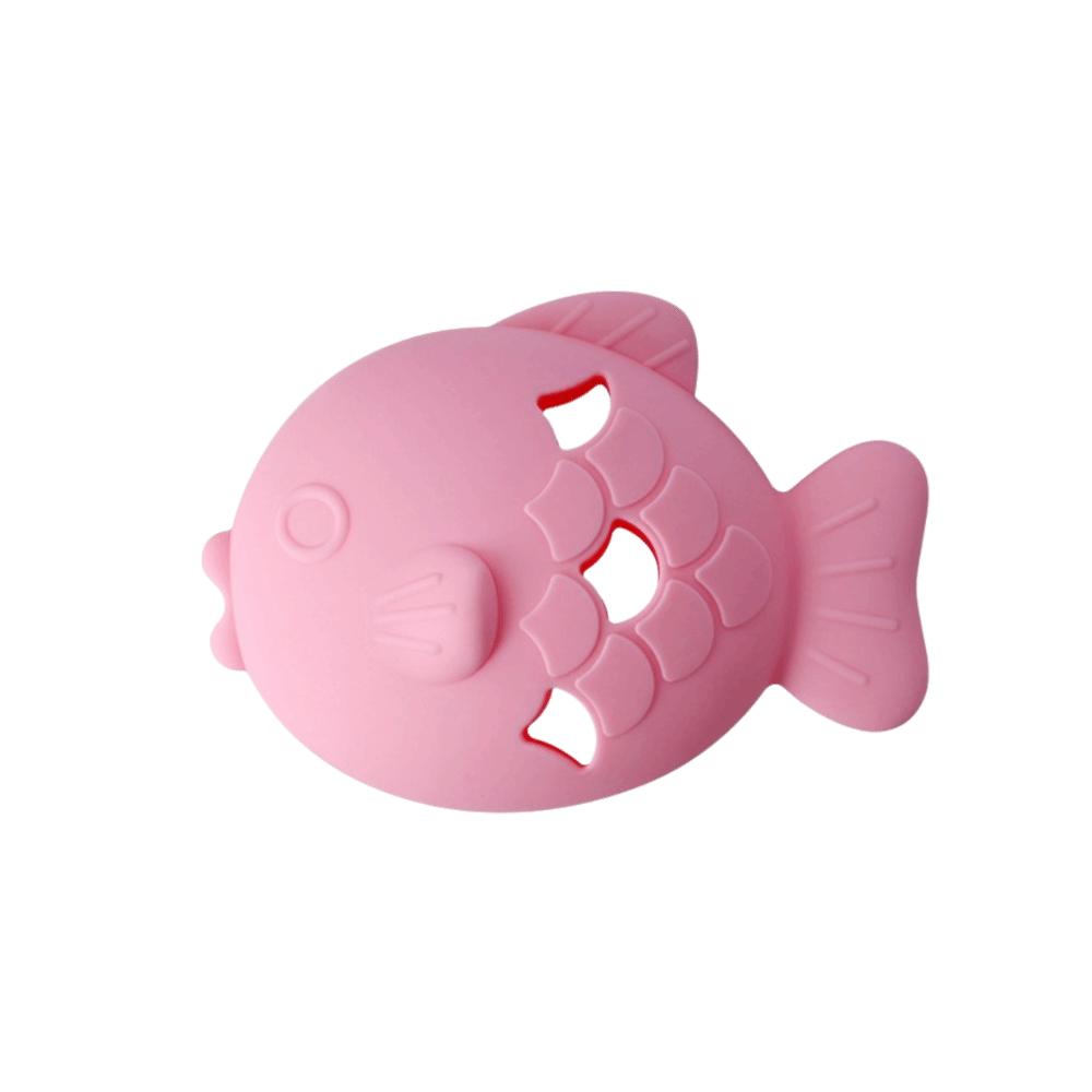 Bite Resistant Treat Dispenser Food Grade Silicone Food Toy Durable Chew Toy Dog Cat Use
