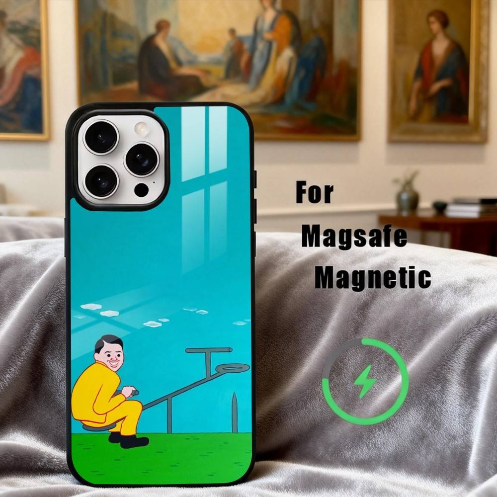 N-New A-Art J-Joan C-Cornella Phone Case For iPhone17,16,15,14,13,12,11 Plus,Pro Max Magnetic For Magsafe Wireless Charging