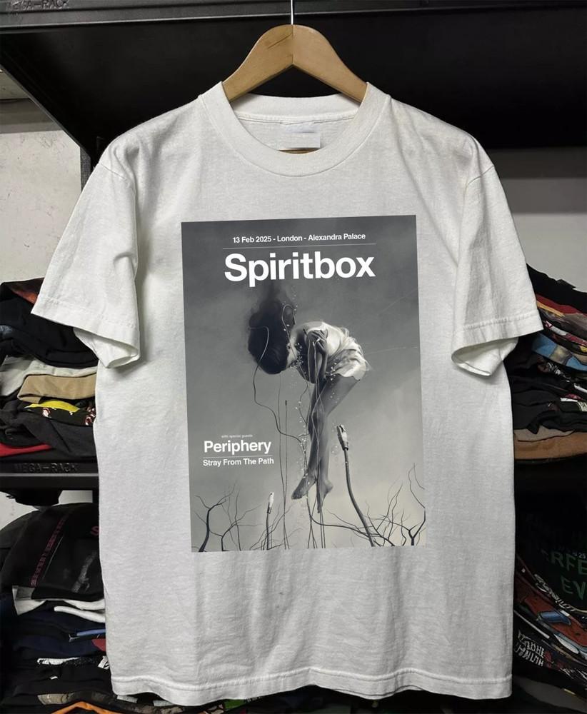 SPIRITBOX 2025 T shirts black men And Women tee Size S-5XL Unisex UR901 Unisex T-Shirt S