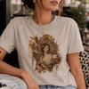 Camiseta Inspirada en el Renacimiento, Camiseta Gráfica Vintage para Mujer, Camisa de Querubín Floral, Camiseta Estilo Boho, Regalo de Historia del Arte, Atuendo de Festival