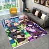 Neuer Genshin Impact Cartoon Spiel Teppich für Schlafzimmer Wohnzimmer Sofa Spielzimmer Fußmatte Heimdeko, Kinderbereich Teppich Rutschfest Geschenk