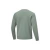 Li-Ning Solid Color Fleece Warm Pullover Sweatshirt Men Tops Gray-Green AWDT789-4