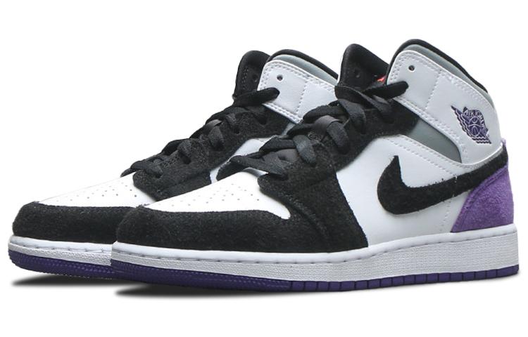 Jordan 1 Mid SE Purple GS BQ6931-105