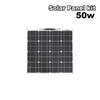 Venkovní monokrystalický 50W poloflexibilní solární panel Panel pro výrobu solární energie Fotovoltaický modul