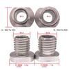 Aluminum Angles Grinder Thread Adapter M10 To M14 / M16 Conversion Screw For Power Tool Accessories
