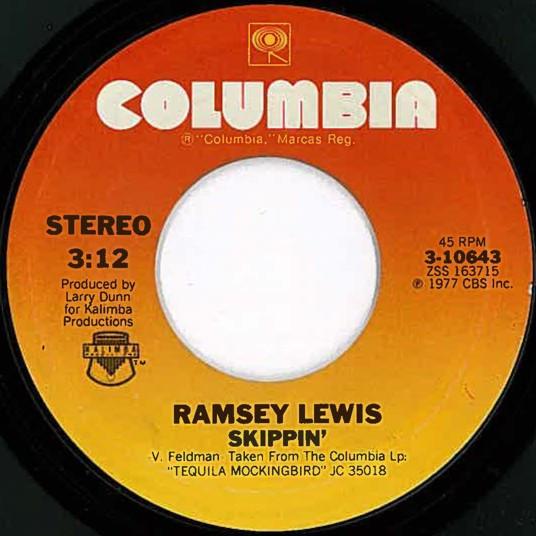 

7inch Record RAMSEY LEWIS - Skippin 310643 Columbia 1977 US Jazz Used