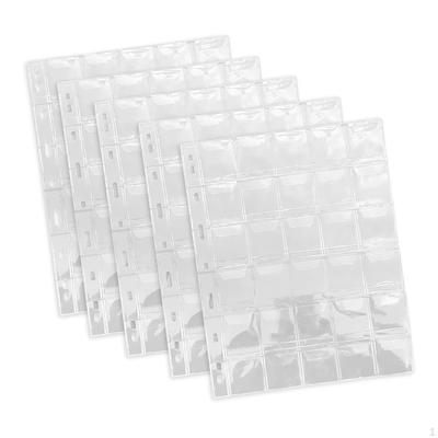 Collector Pages for Currency, Sturdy Binder Sheets, Clear Pocket Inserts Holder