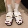 Fashion 2025 Internet Celebrity Cute Sweet Puff Shoes Women's Summer Breathable Versatile Lightweight Flat Casual Training Shoes