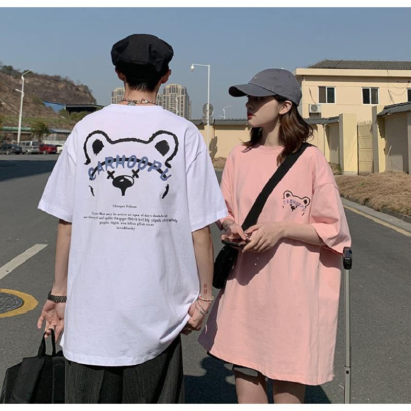 Men T-Shirts Letter Graphic Print Fashion Brand Tees for Men Oversize Tshirts Men Clothing Casual Tee Man Summer Korean Retro