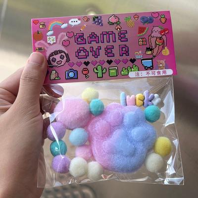 Jucărie Fidget Mini Jucării Squishy Kawaii Pluș Pisică Laba Cub Transparent Stres Relief Jucărie Strângere