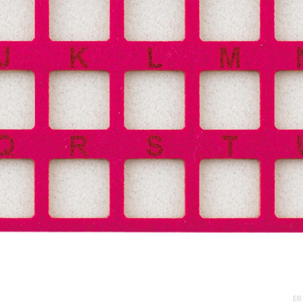 21 Grid Bead Organizer Mat for Crafting Jewelry