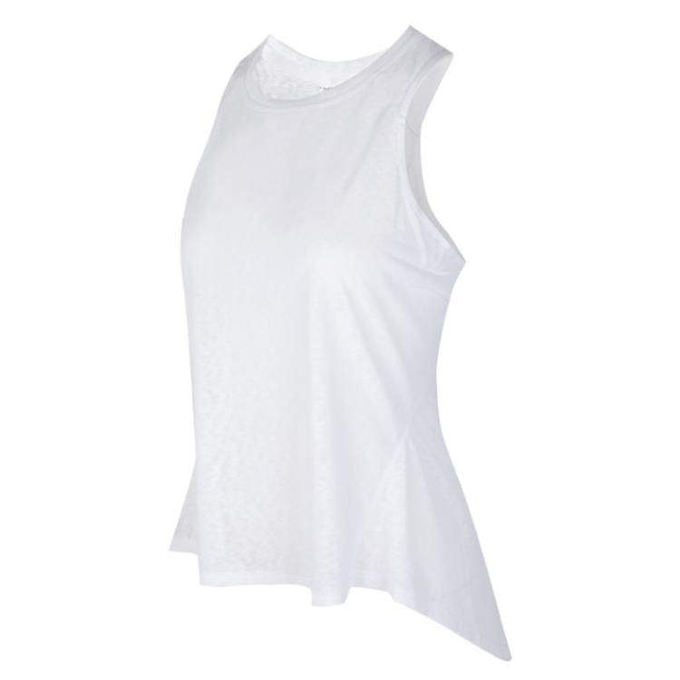 Adidas Ctmpry Tank Round Neck Pullover Solid Color Vest Women Tops White DU1314