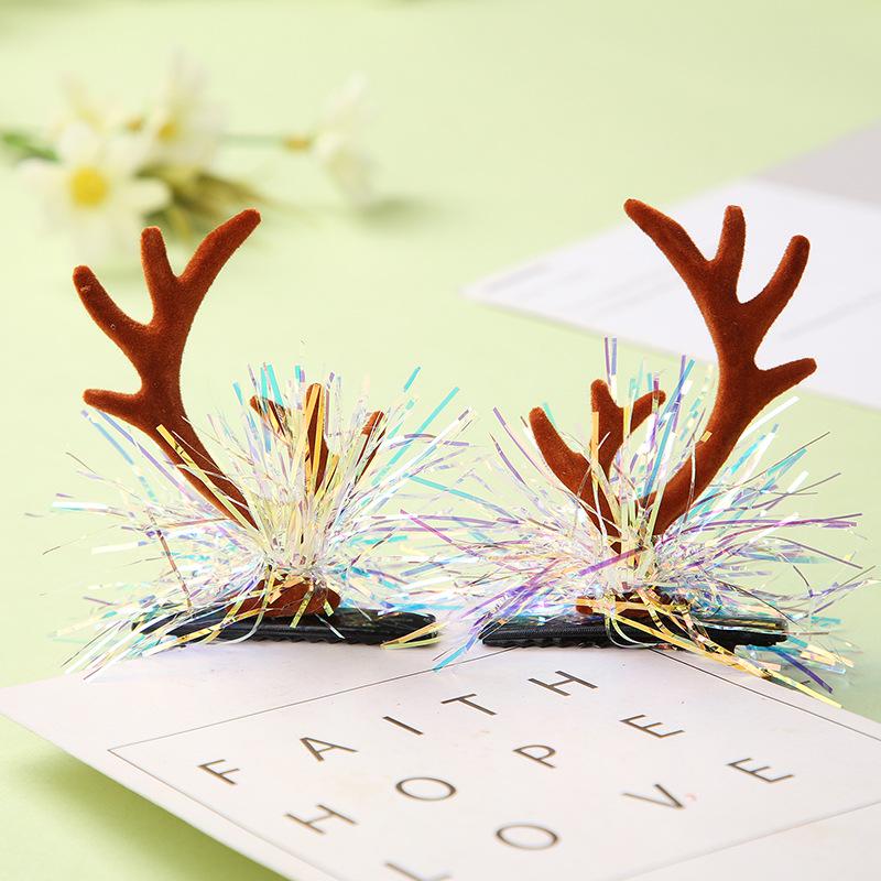 Christmas Reindeer Antler Headband - Festive Hair Accessory for Women & Children