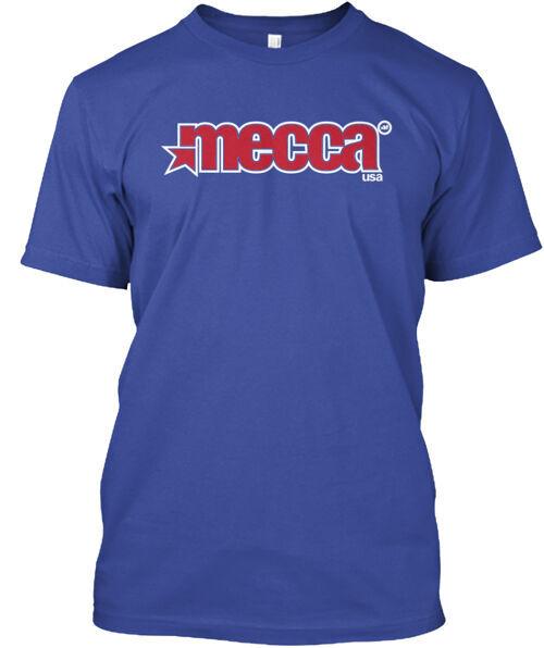 Футболка с оригинальным логотипом Mecca Usa Сделано в США Размер от S до 5XL Унисекс футболка M