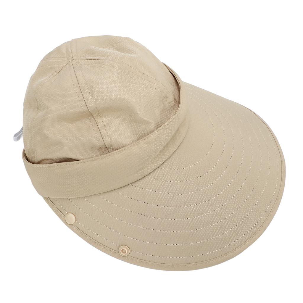 Outdoor Cycling Sun Hat Large Face Sunscreen Cover UV Fishing Hat Set