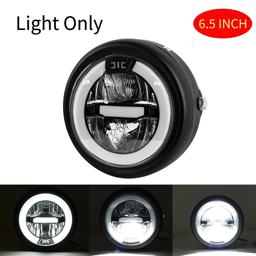 

Universal 6.5 Inch Motorcycle Led Headlight for Harley Sportster Cafe Racer 6.5 Round Head Lamp For Honda Yamaha Suzuki Custom