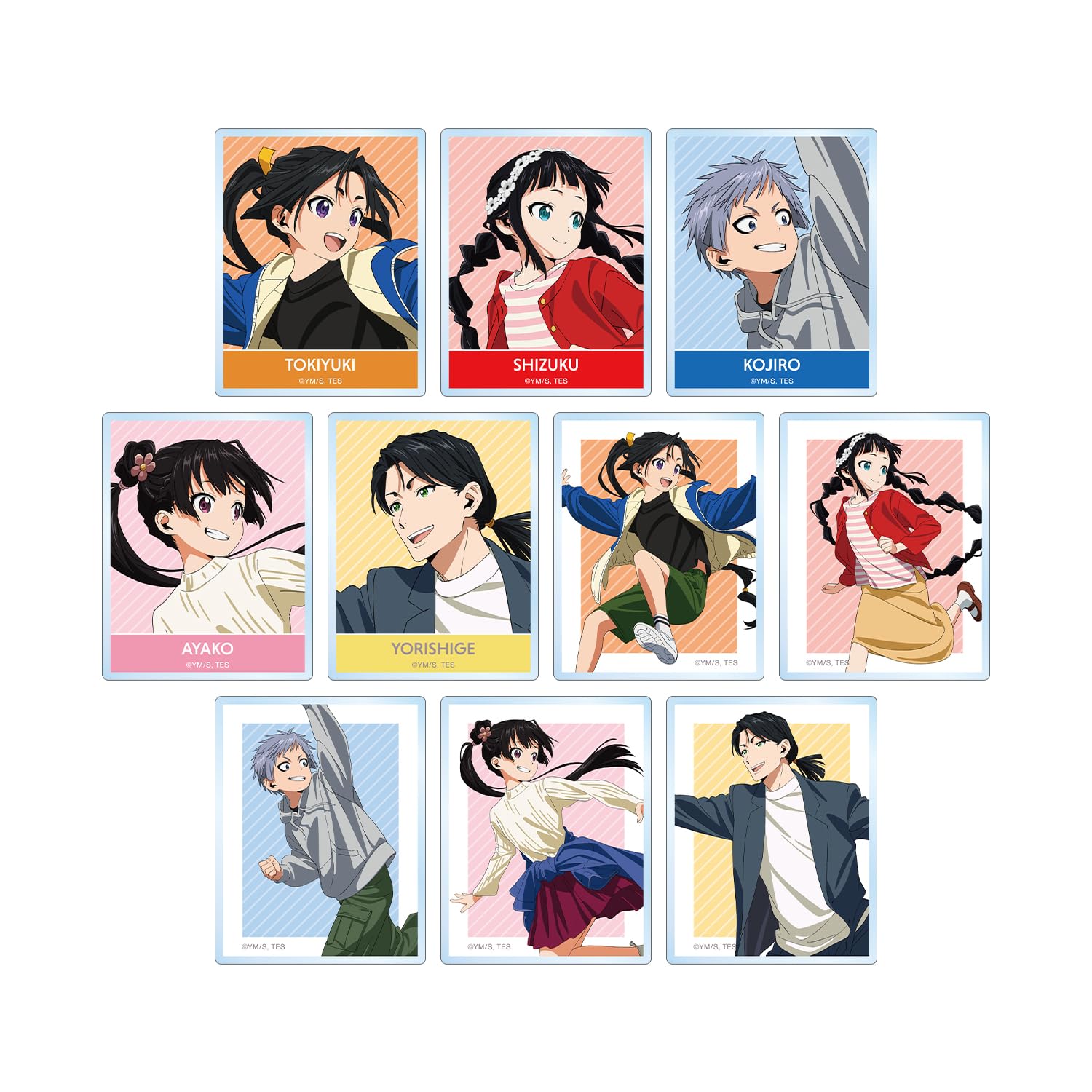 

TV Anime The Young Master Who Runs Away Original Illustration Tag Ver. Trading Acrylic Cards Box of 10