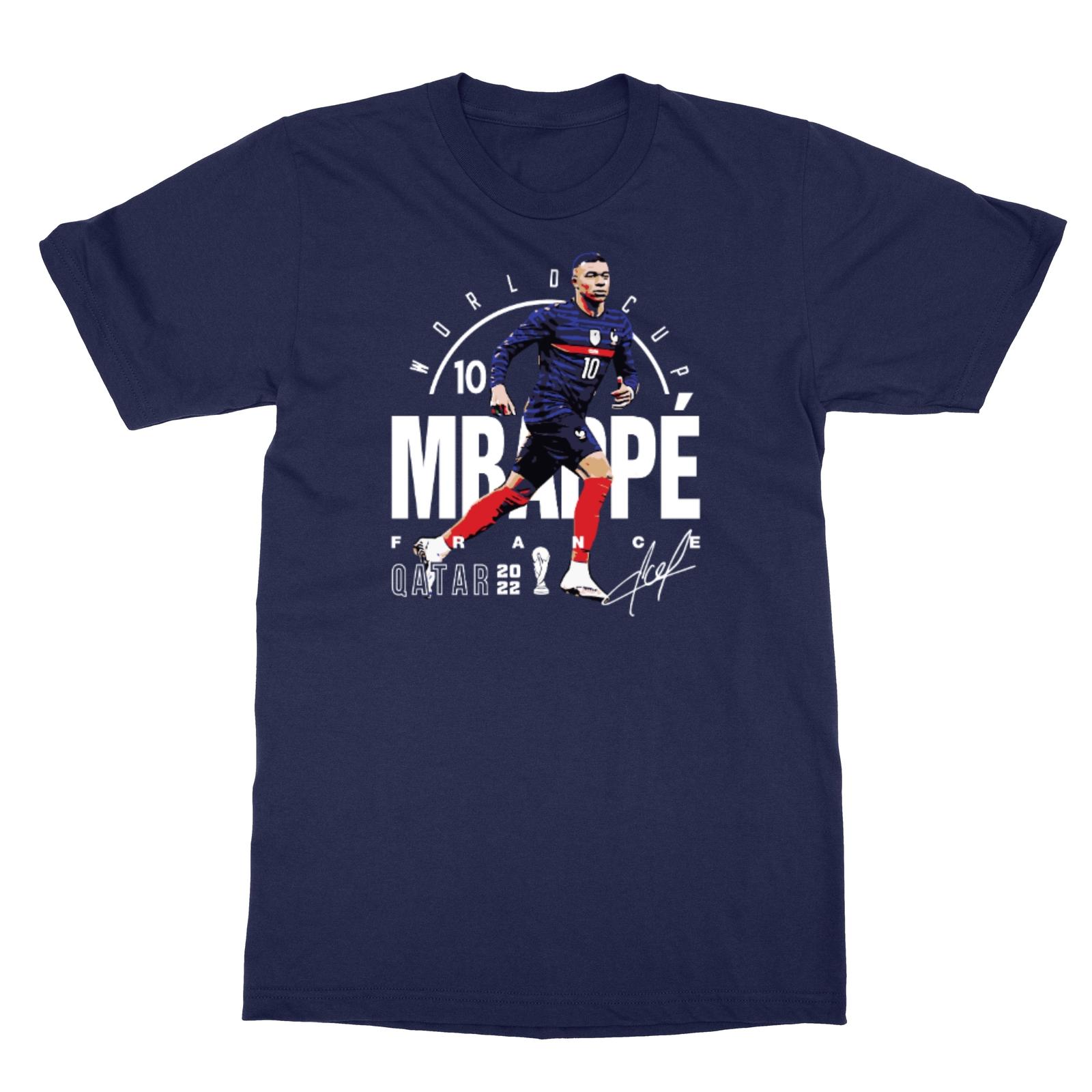 

World Soccer 2022 Mbappe 10 France Football Fans Unisex T-Shirt 5XL різнокольоровий