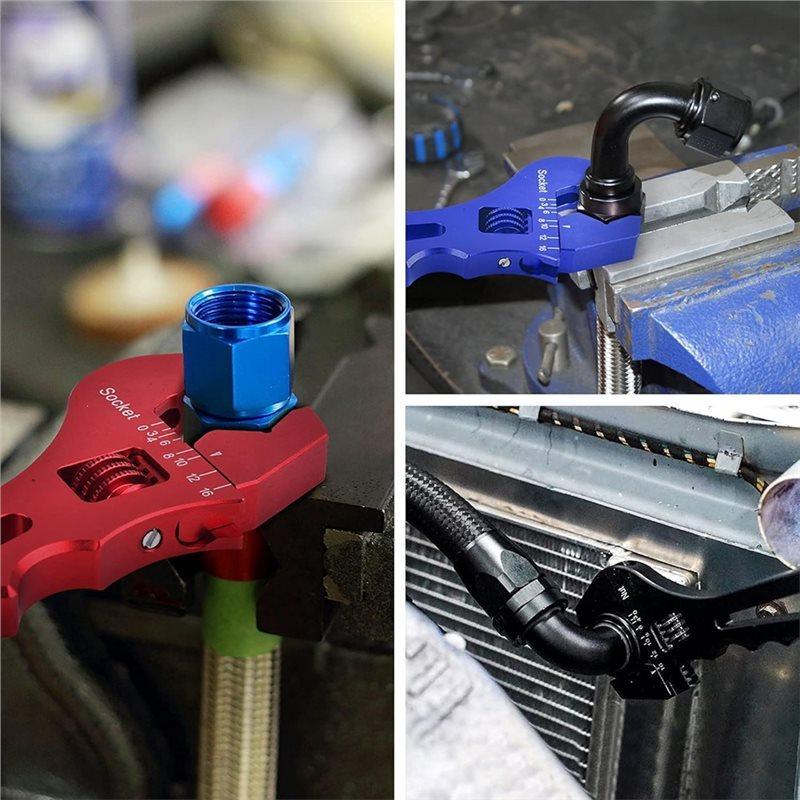 Adjustable Wrench For An Fitting Wrench 3AN-16AN Aluminum Spanner Tools For An Hose Fitting Adapter End