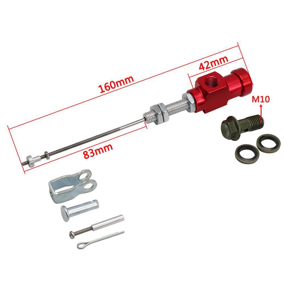 ZSDTRP M10x1.25mm Motorcycle Hydraulic Brake Clutch Master Cylinder Rod System Performance Efficient Transfer Pump