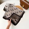 Ethnic Style Fashion Printed Silk Scarf 70 Simulation Silk Scarf Versatile Square Scarf Belt Silk Scarf Clothing Waist Seal Scarf