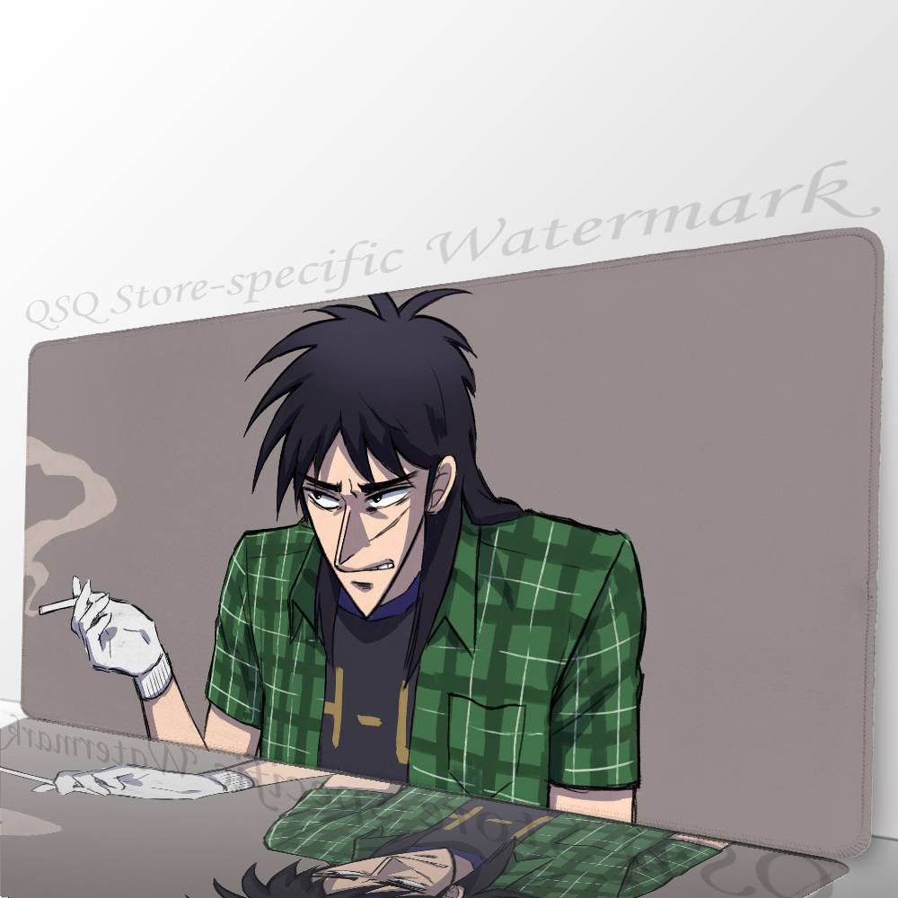 Anime K-Kaiji Mousepad Non-slip Suitable For Office Computers Laptops E-sports Game Desk Mats XXL Keyboard