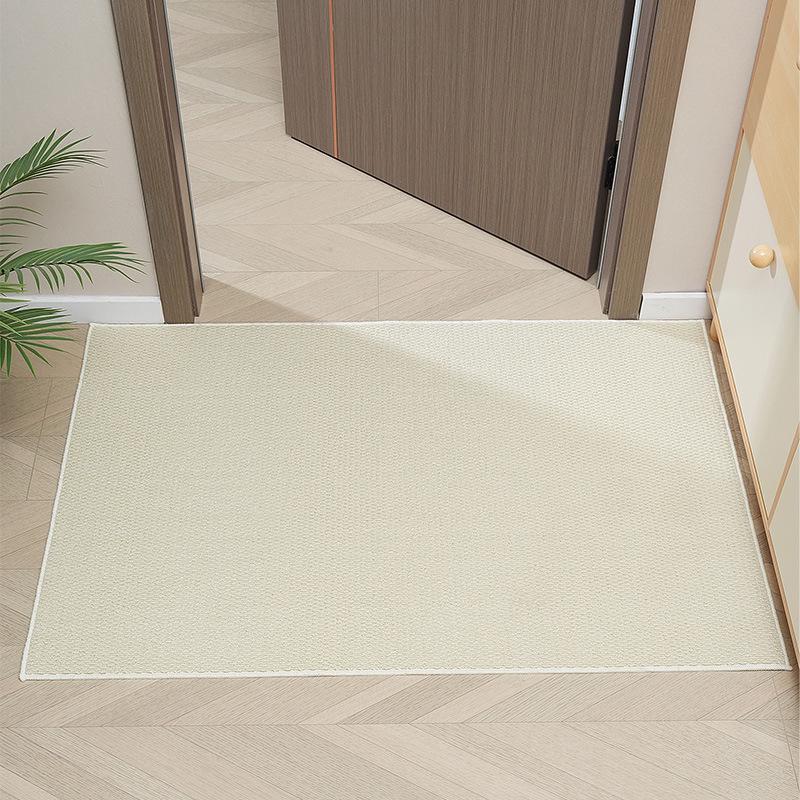 Großflächiger Sisalteppich: Kratzfeste, rutschfeste, schmutzabweisende, einfarbige Bodenbeläge für Schlafzimmer, Nachttischbereich und Wohnzimmer
