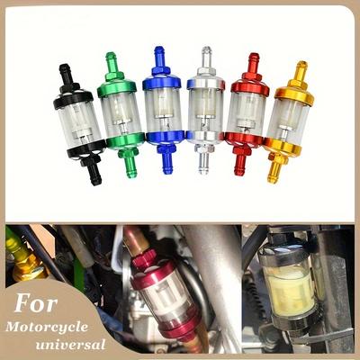 8mm CNC Gas Oil Filter Universal Motorcycle Accessories for ATV Pit Bike Car Moto Oil Cup